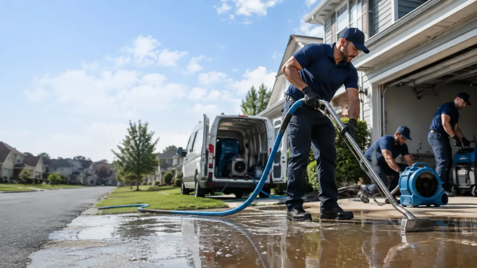 Flood Damage Restoration in Markleville, IN